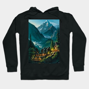 Village in the Mountains Hoodie